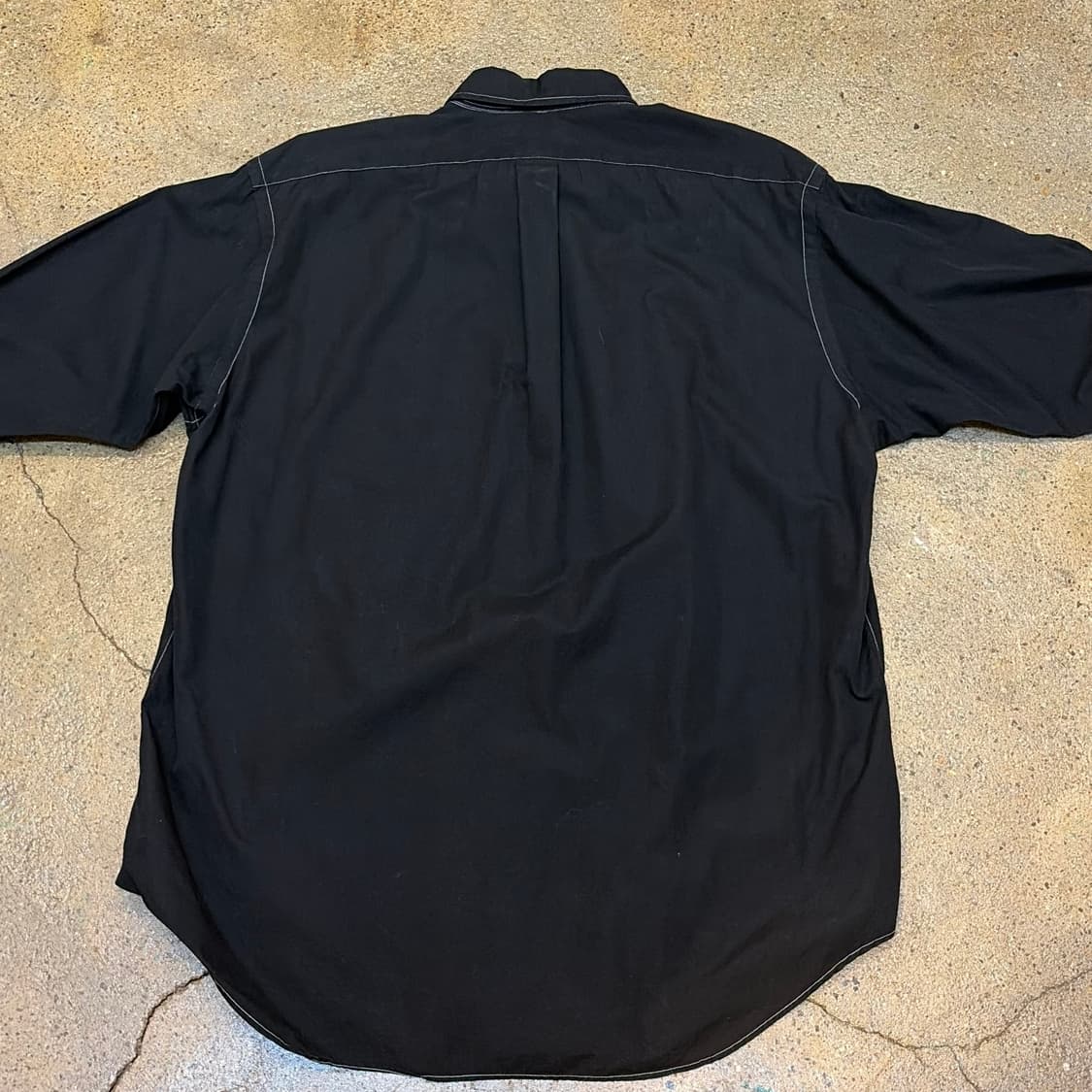 새상품급 00s 미국 빈티지 폴로랄프로렌 긴팔 검정 블랙셔츠 상품이미지6