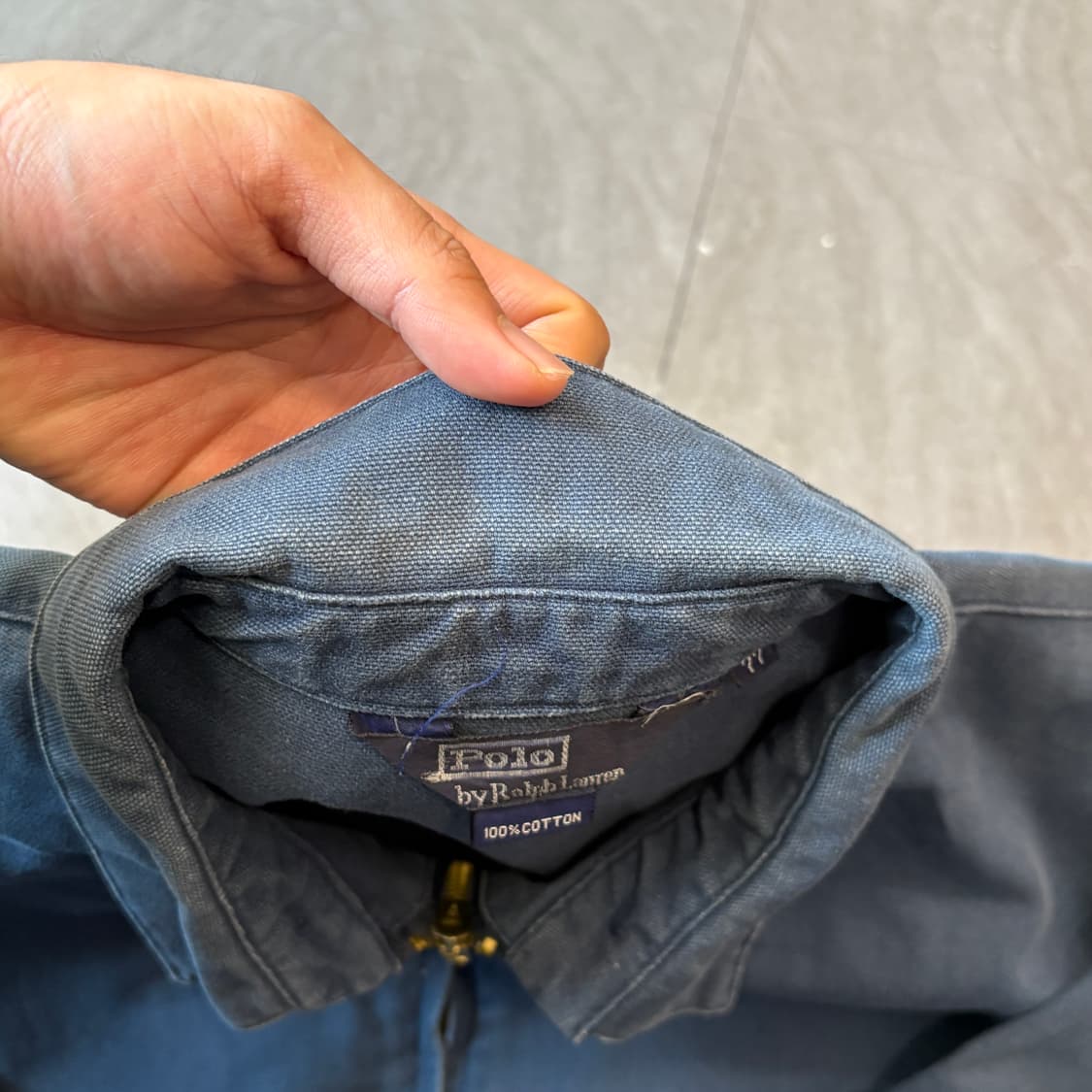 91년 신한 제조 폴로 정품 블루 스윙톱 자켓 상품이미지9