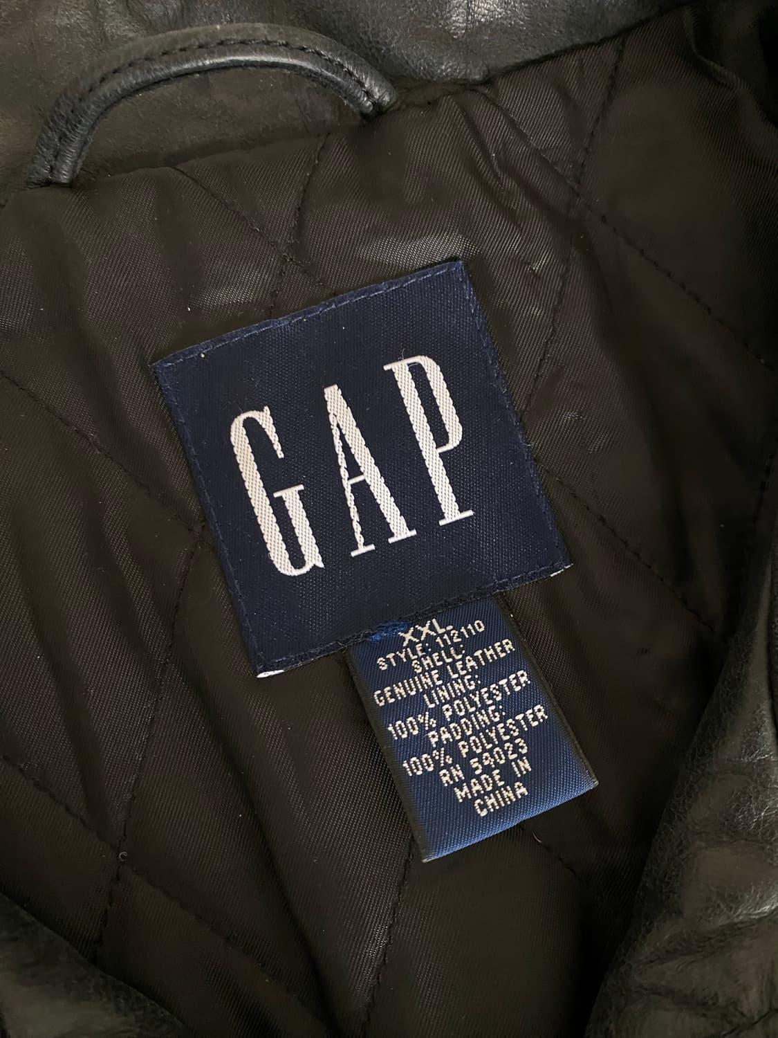 (XXL) 올드갭 레더 자켓 상품이미지5