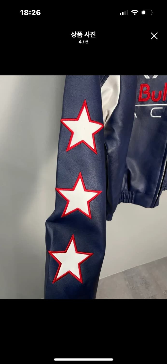 오라클 레드불 레이싱 그래픽 레더자켓 A3398 상품이미지5