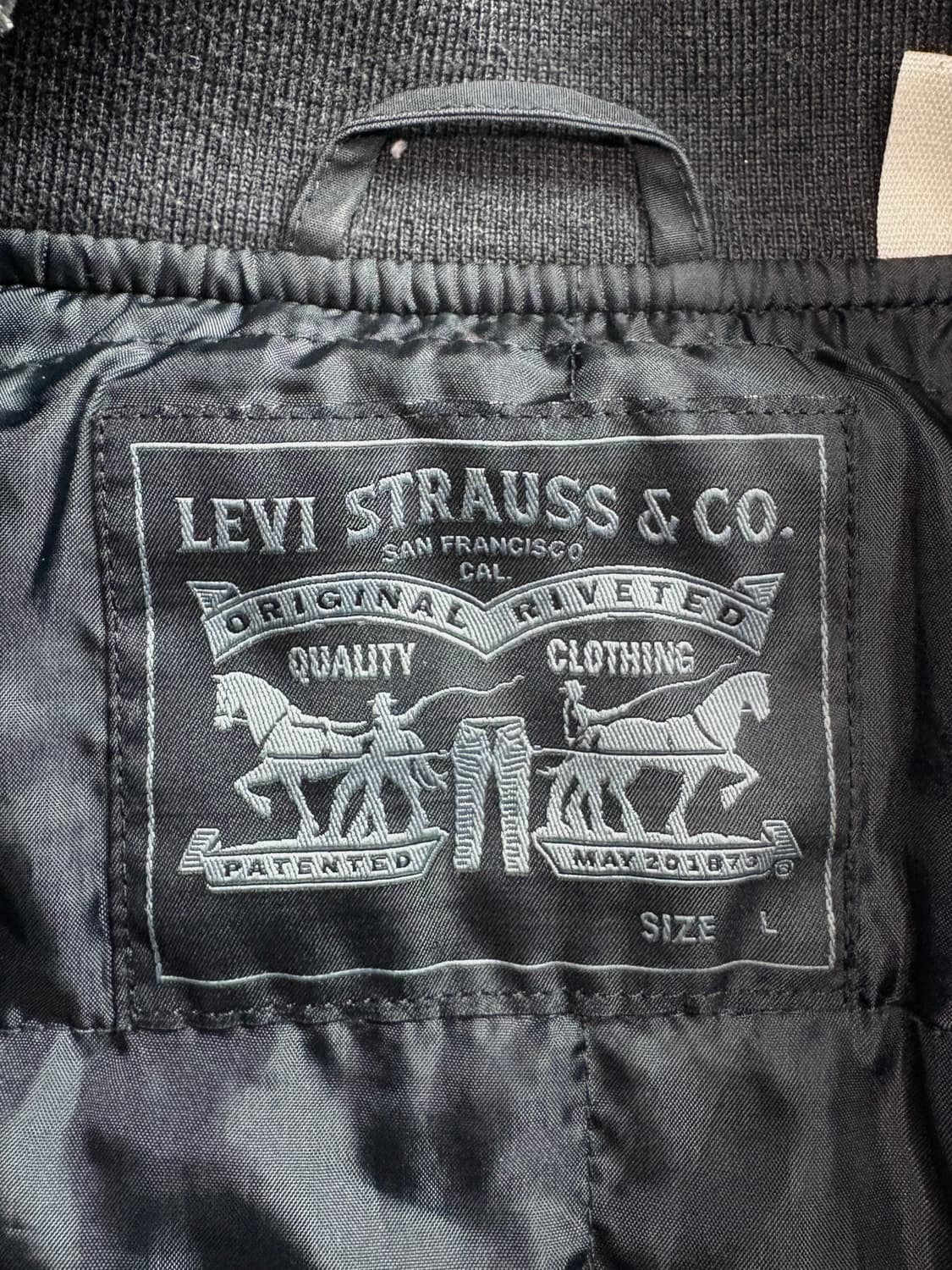 리바이스 Type 1 MA-1 블루종 봄버 자켓 2853 상품이미지3