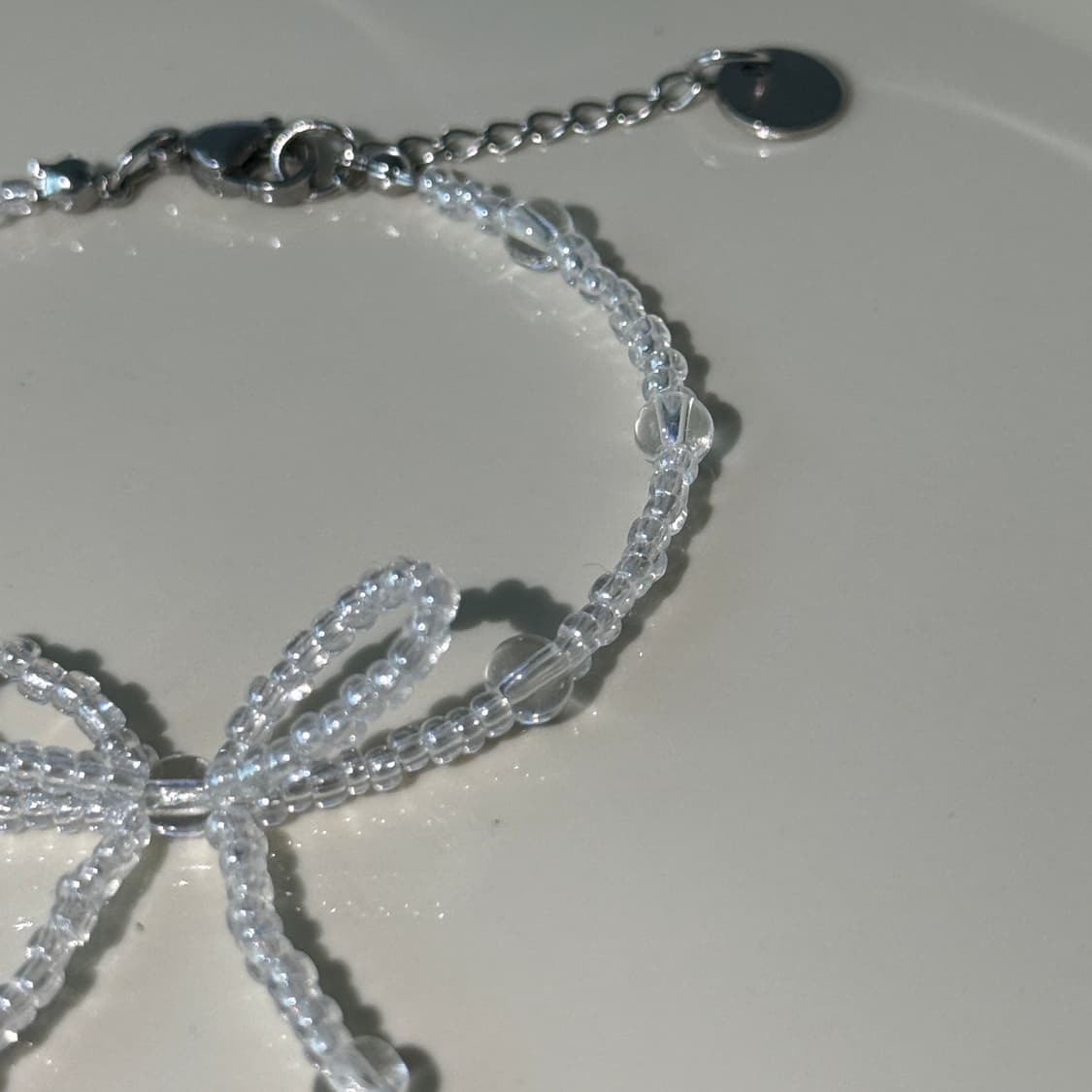 아이스 리본 비즈 팔찌 Ice Ribbon Bracelet 상품이미지5