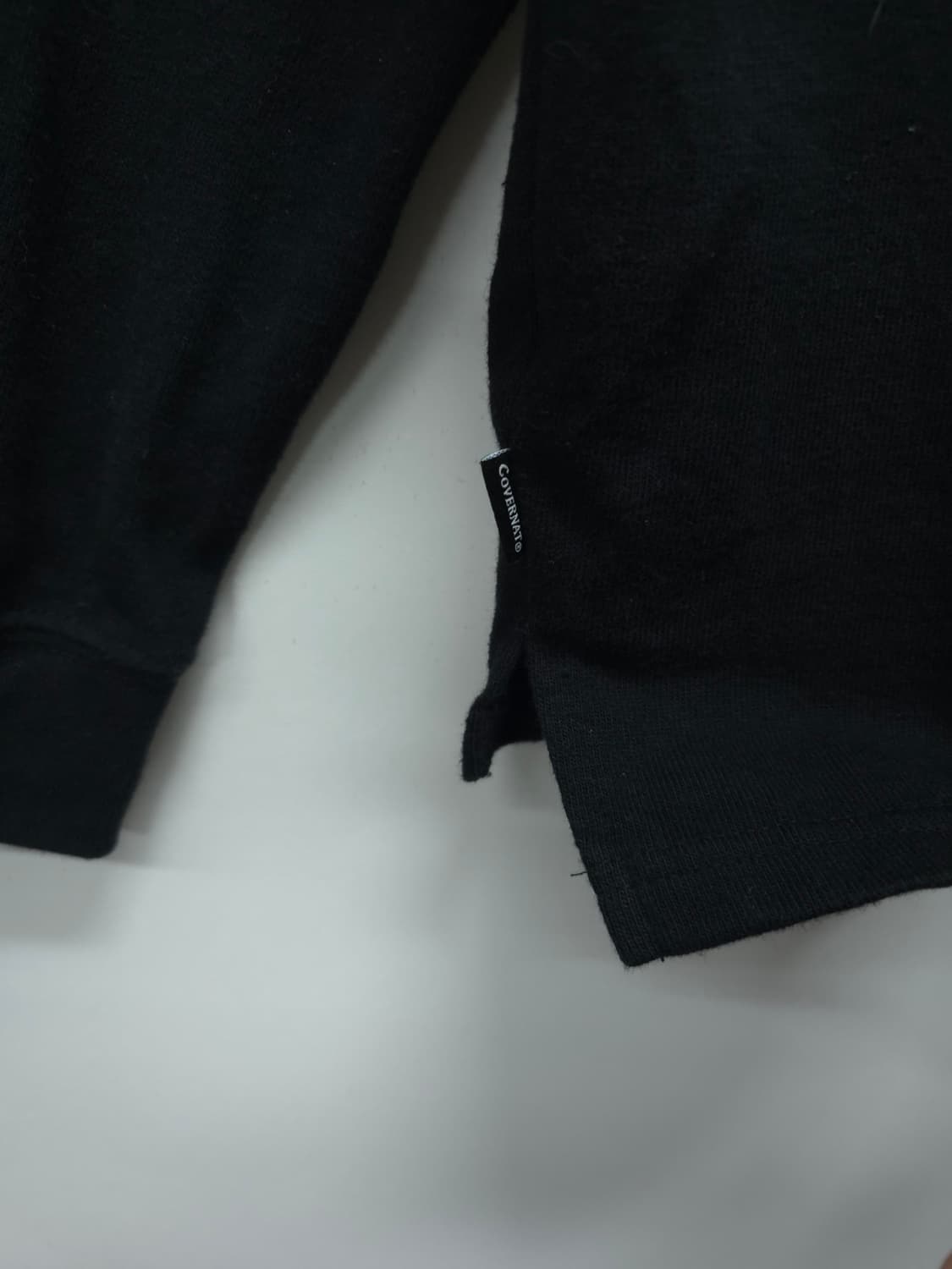 커버낫 스트라이프 배색 카라 맨투맨 (M사이즈) 상품이미지9