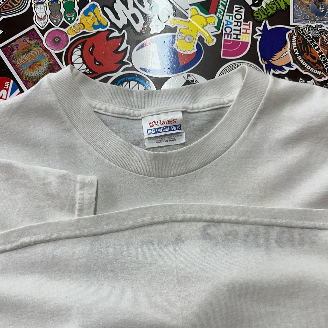 Early 00s 열대어 물고기 티셔츠 L 상품이미지5