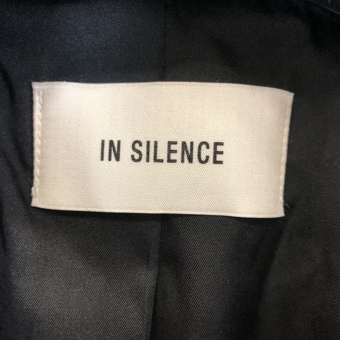 인사일런스 캐시미어 울코트 M 블랙  상품이미지5