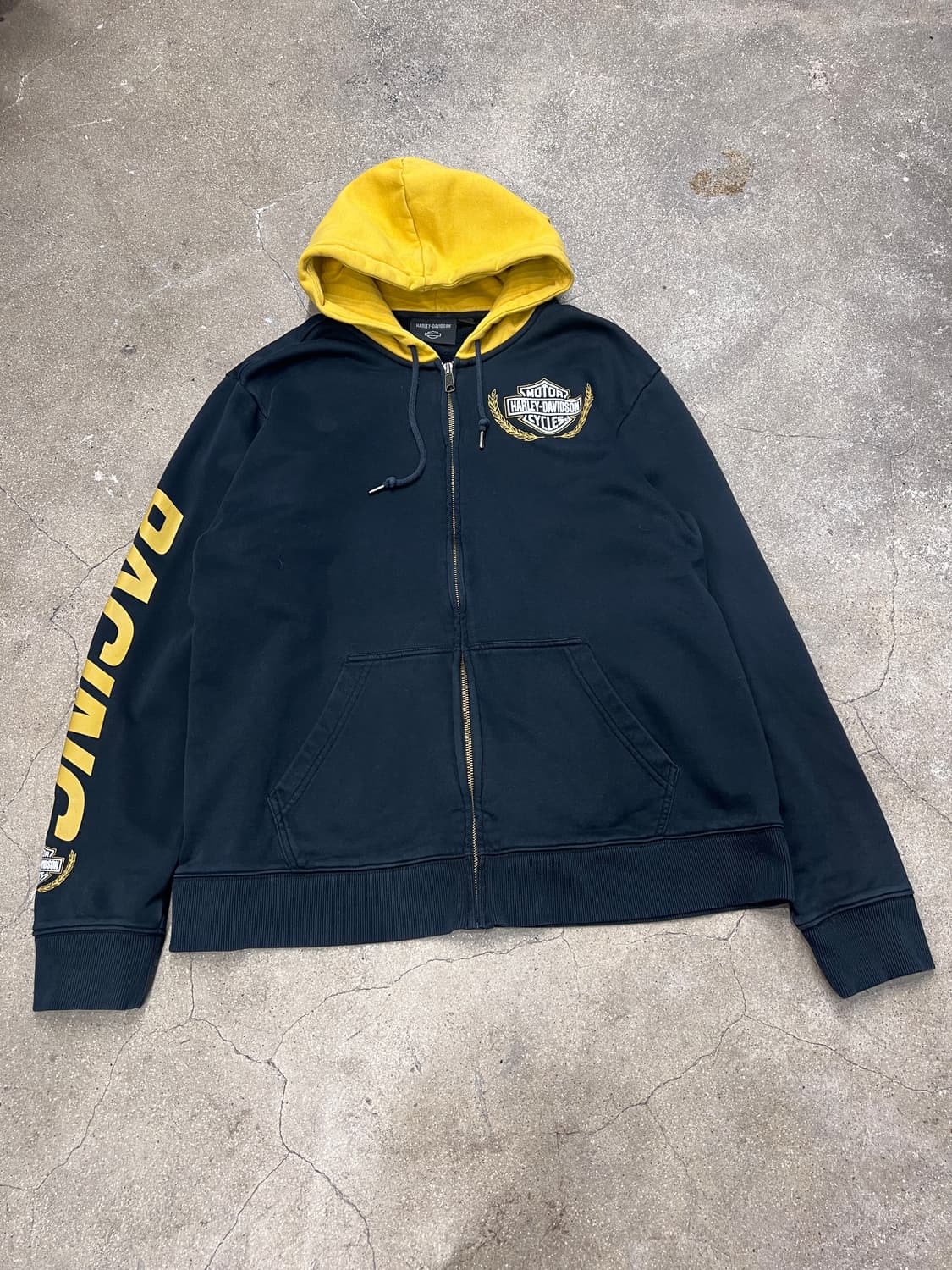 할리데이비슨 LIMITED 트로피 후드집업 BLACK 상품이미지1