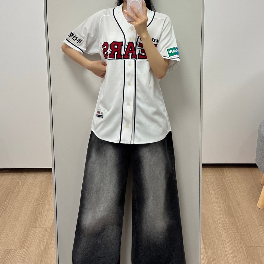 두산베어스 김현수 마킹 야구 홈 유니폼 상품이미지1