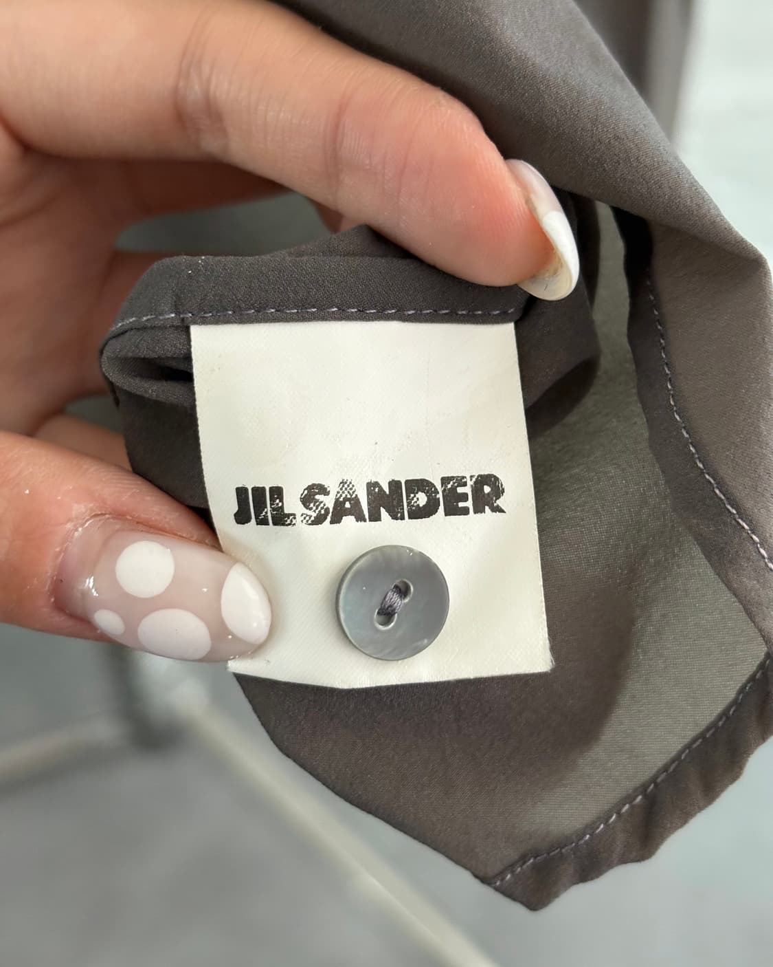 Jil Sander 질샌더 카키 실크 셔츠 상품이미지6
