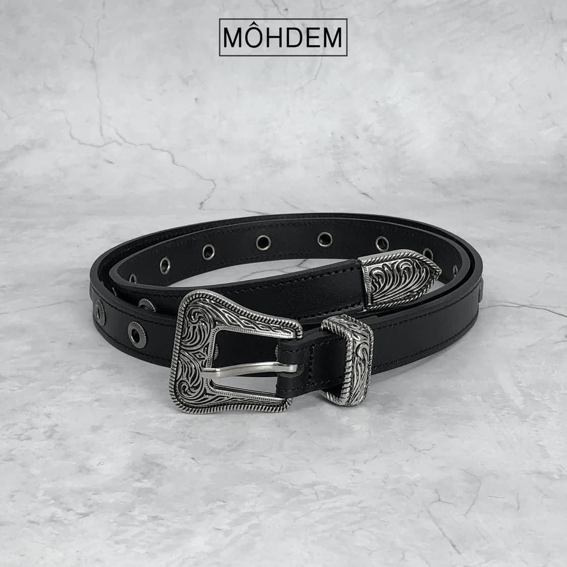[Unisex] 아일렛 로랑 이태리 소가죽 벨트 상품이미지5