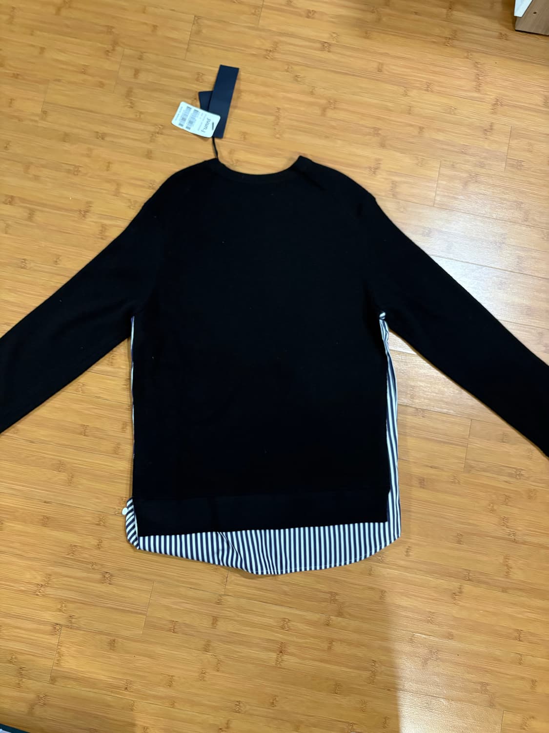 준지 레이어드 셔츠 니트 상품이미지2