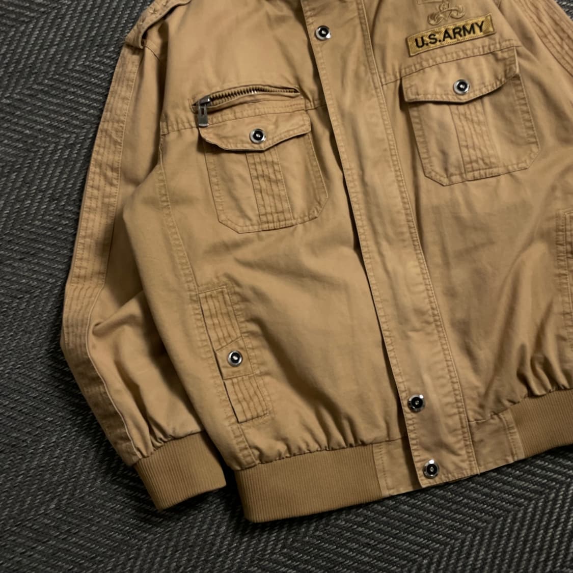 USA army 밀리터리 포켓 필드 블루종 자켓y 4560 상품이미지3