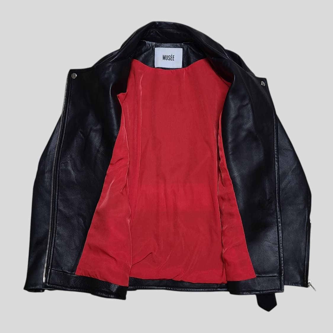 뮤제 양가죽라이더자켓 상품이미지9