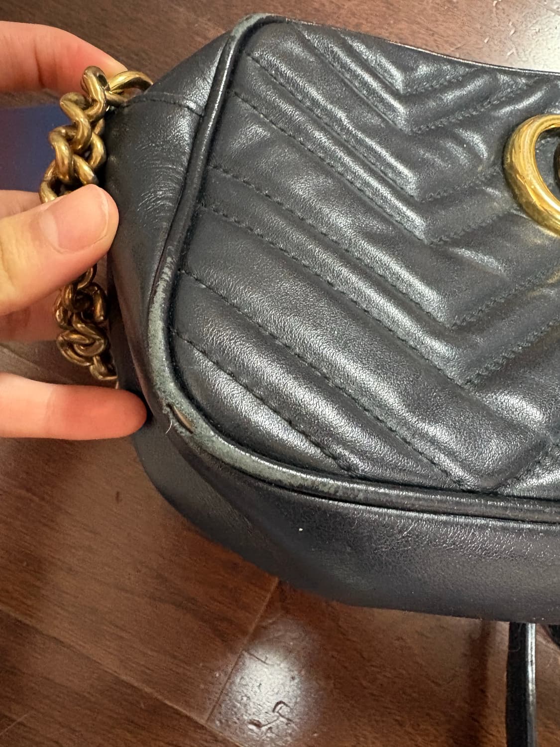 구찌 GG마몽 마틀라세 숄더백 상품이미지6