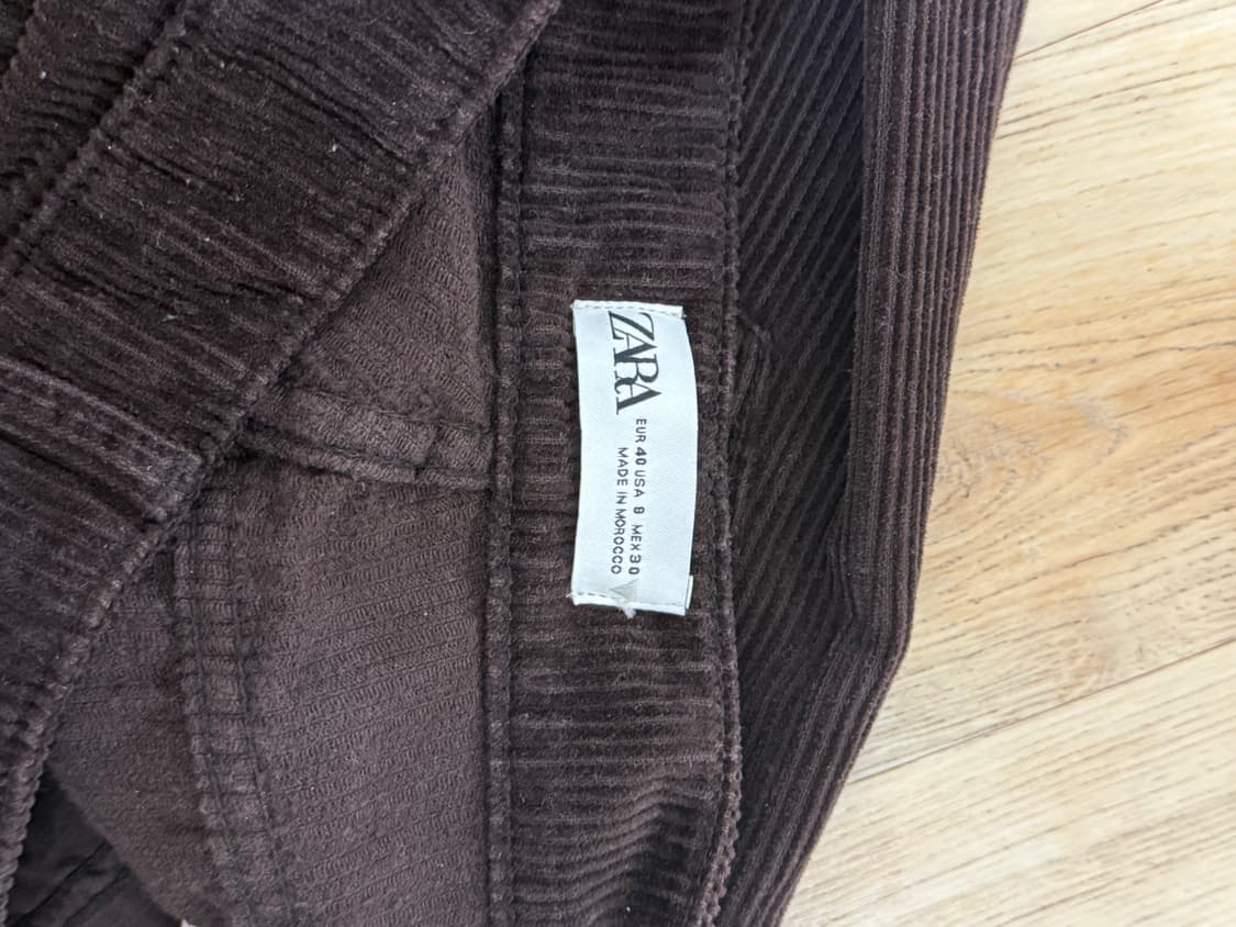 자라 코듀로이 팬츠  상품이미지4