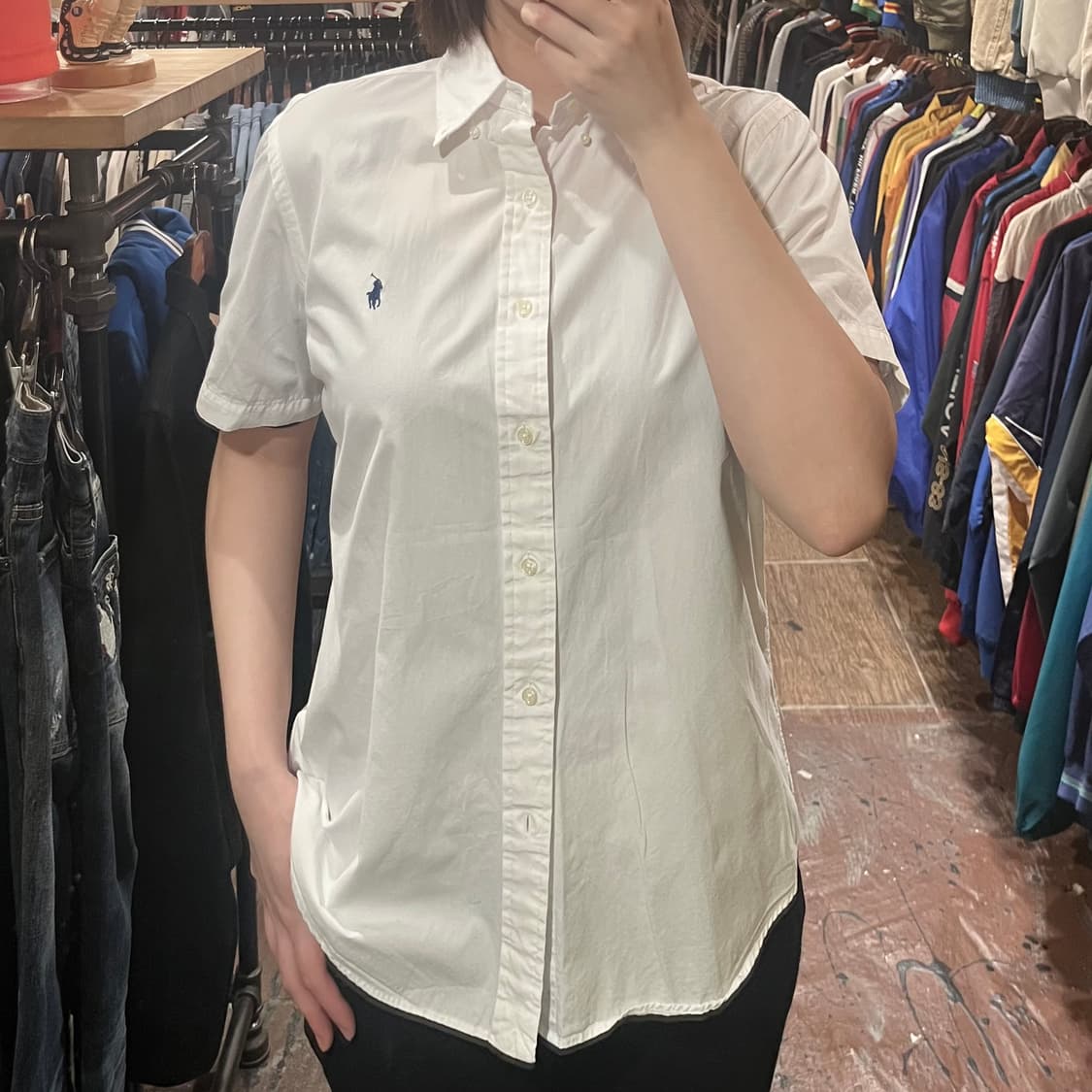 [HI] 폴로 반팔셔츠 화이트 상품이미지1