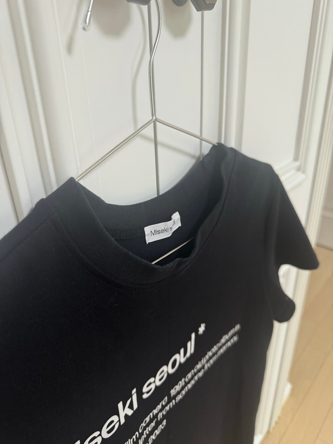 미세키서울 Misekiseoul short sleeves BLACK 상품이미지3