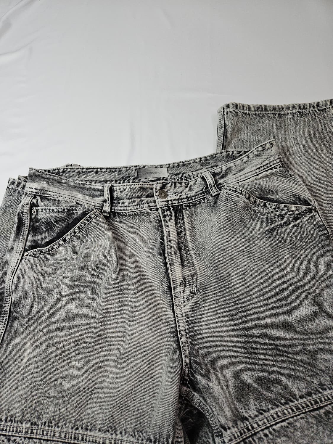 메종미네드 카펜더 스톤워싱 데님팬츠 청바지 50 상품이미지4