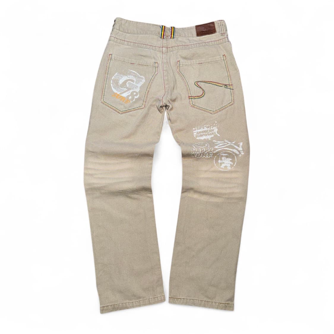 JPN GOTCHA SURF 갓챠서프 프린팅 데님 팬츠 (32in) 상품이미지2