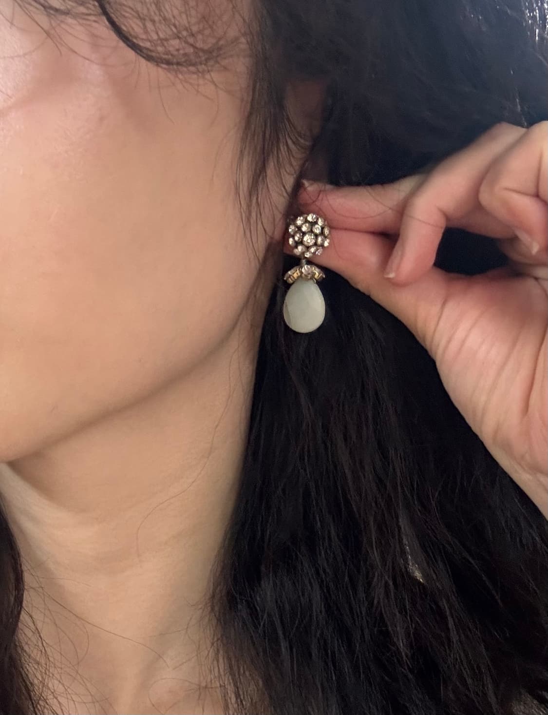 니콜밀러 (미국 백화점 브랜드) 지르코니아 원석 귀걸이 이어링 토리버치 상품이미지7