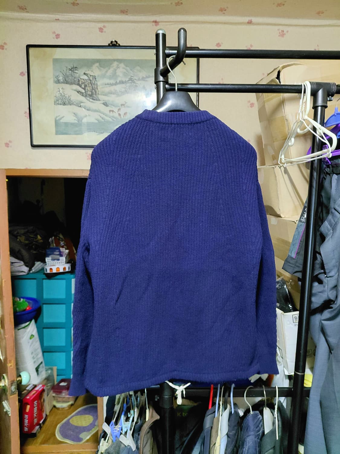 [쥬시꾸뛰르]캥거루포켓 울 니트 여자F(프리)사이즈 상품이미지2