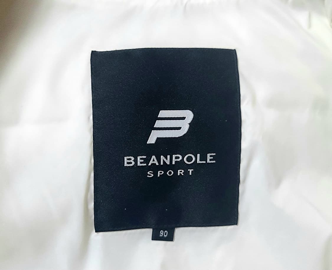 BEAN POLE 빈폴스포츠 흰색 덕다운 패딩 90사이즈 상품이미지6