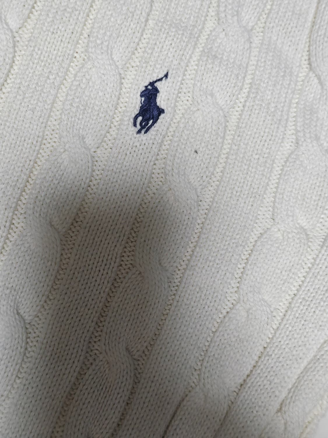 폴로랄프로렌 꽈배기 케이블 니트 스웨터 XS 상품이미지2