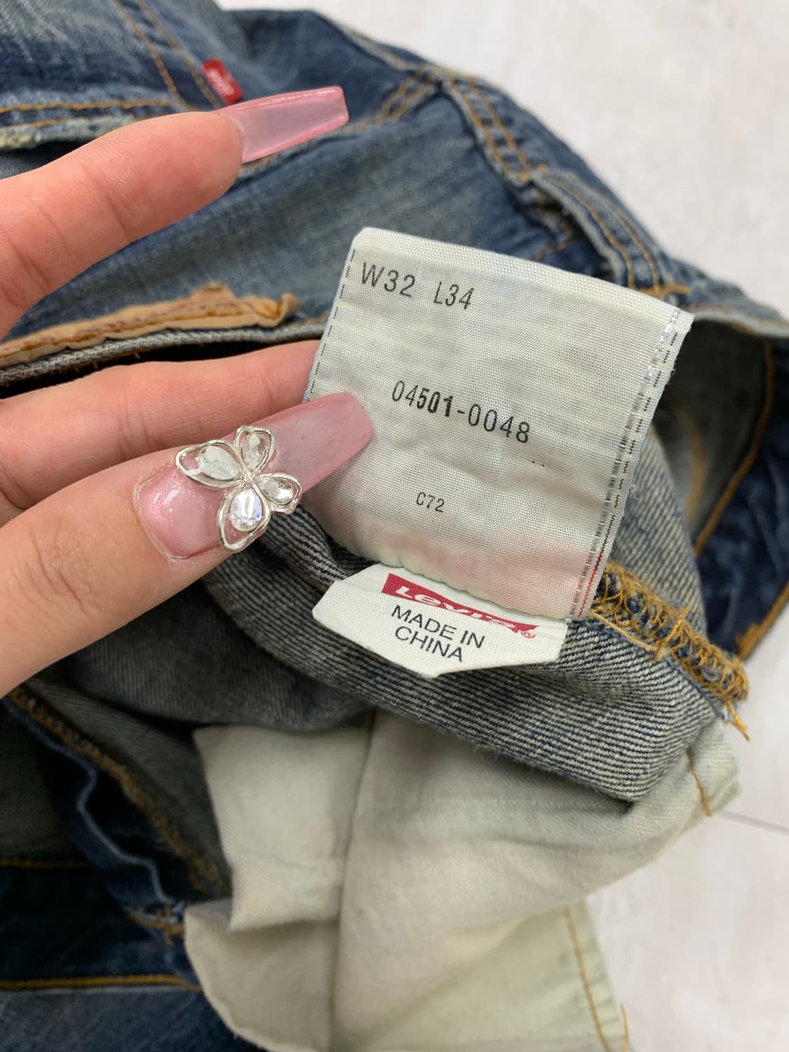 리바이스 501 데님 팬츠#66 상품이미지5