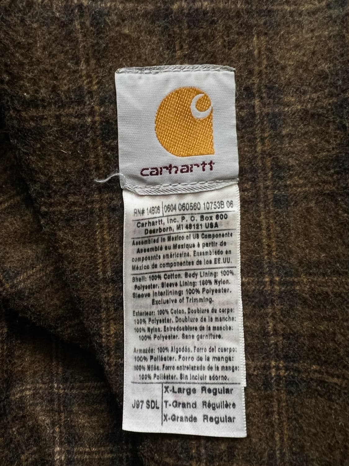 칼하트 J97 디트로이트 워크자켓 상품이미지5