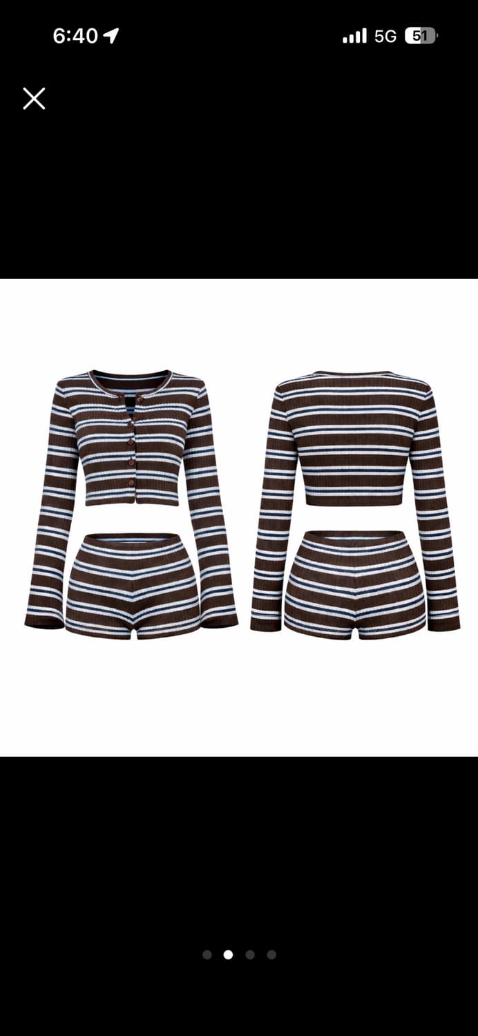 스트라이프 크롭 cd set 상품이미지2