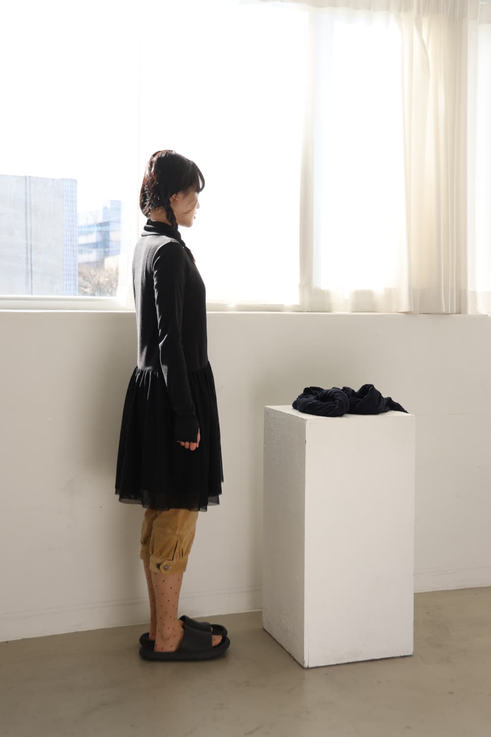 블랙 샤 발레리나 원피스 상품이미지7