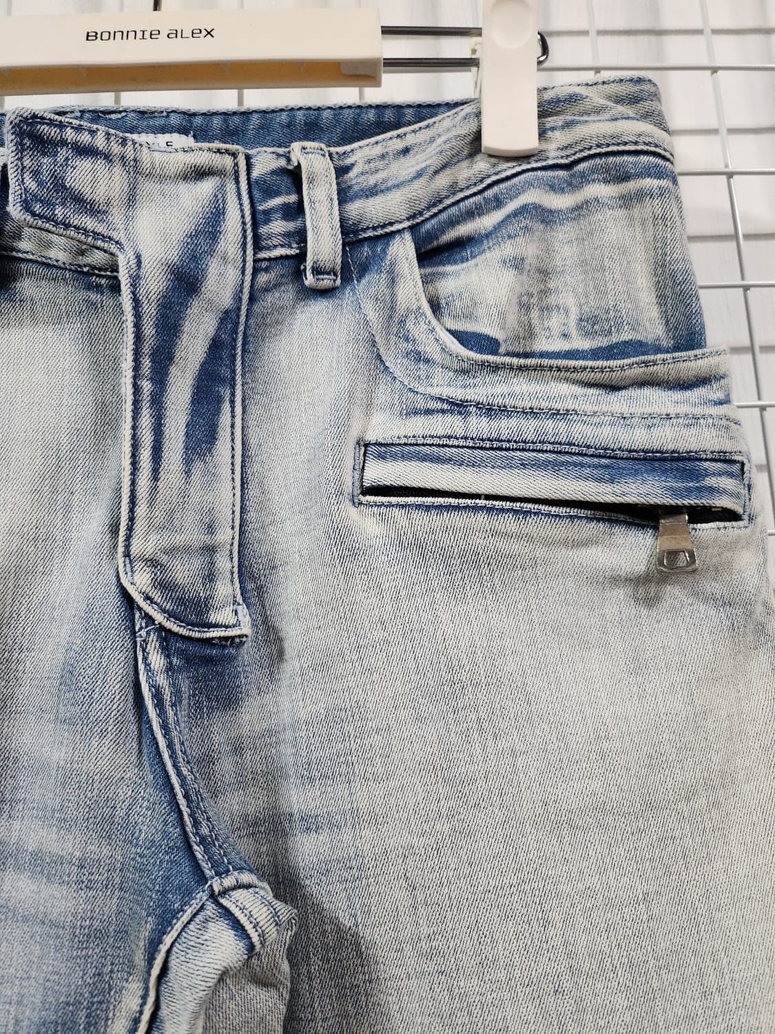 발망 바이커진  데님팬츠  상품이미지3