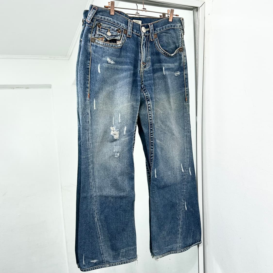 트루릴리전 월드투어 부츠컷 데님 팬츠 상품이미지5