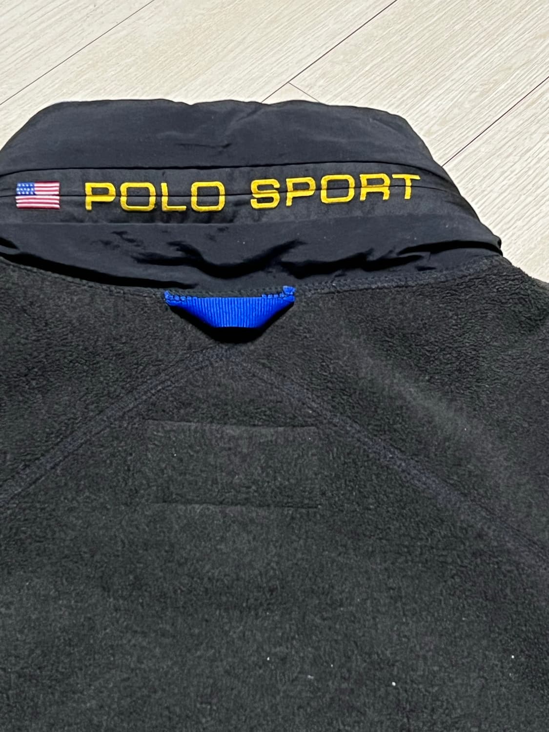 90s폴로스포츠성조기폴라텍후리스점퍼 L사이즈 상품이미지6