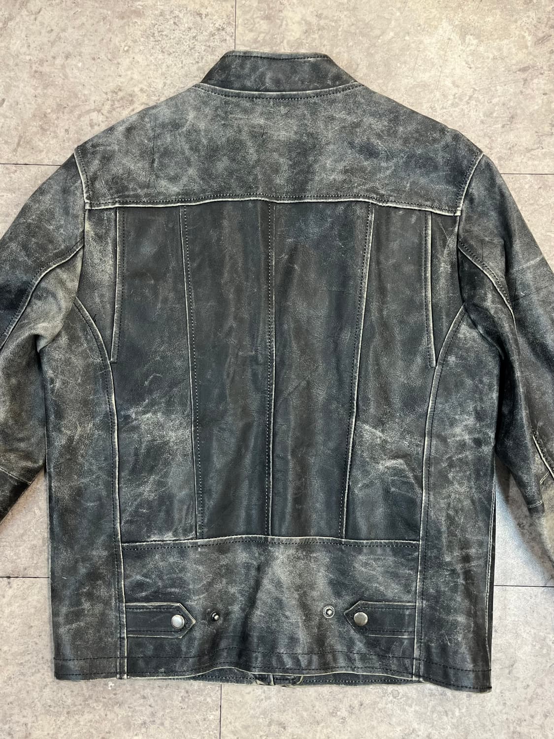 빈티지 레더 라이더 자켓 L #csz4050 상품이미지6