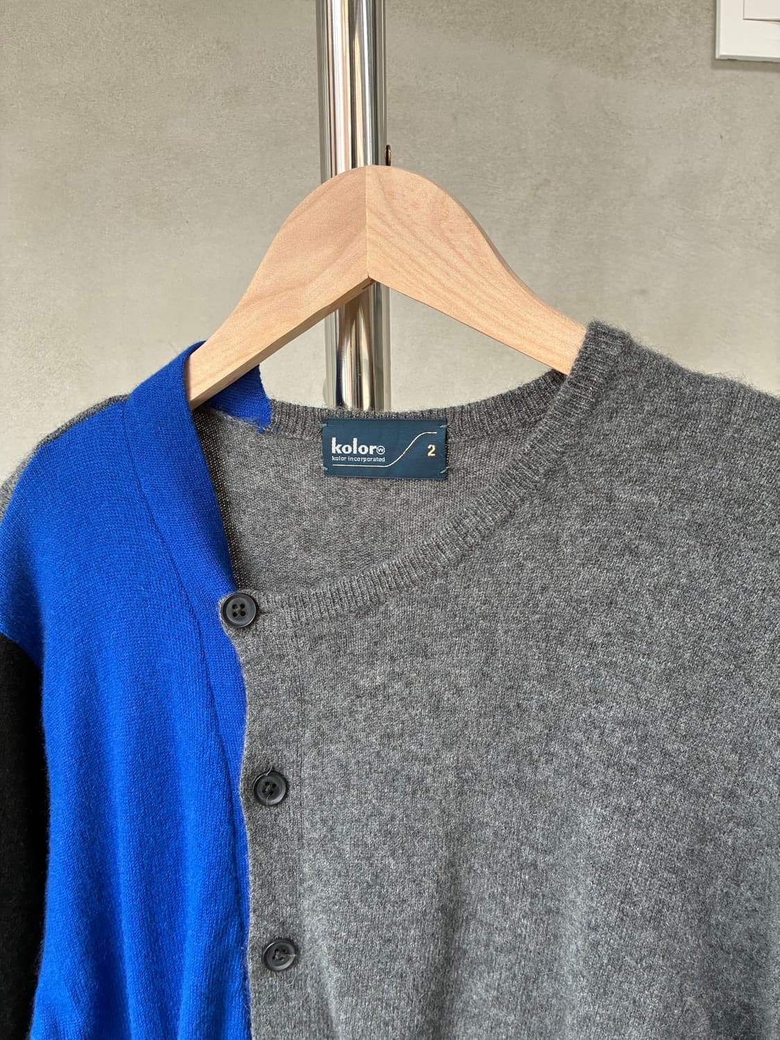 컬러 kolor 도킹 가디건 상품이미지7