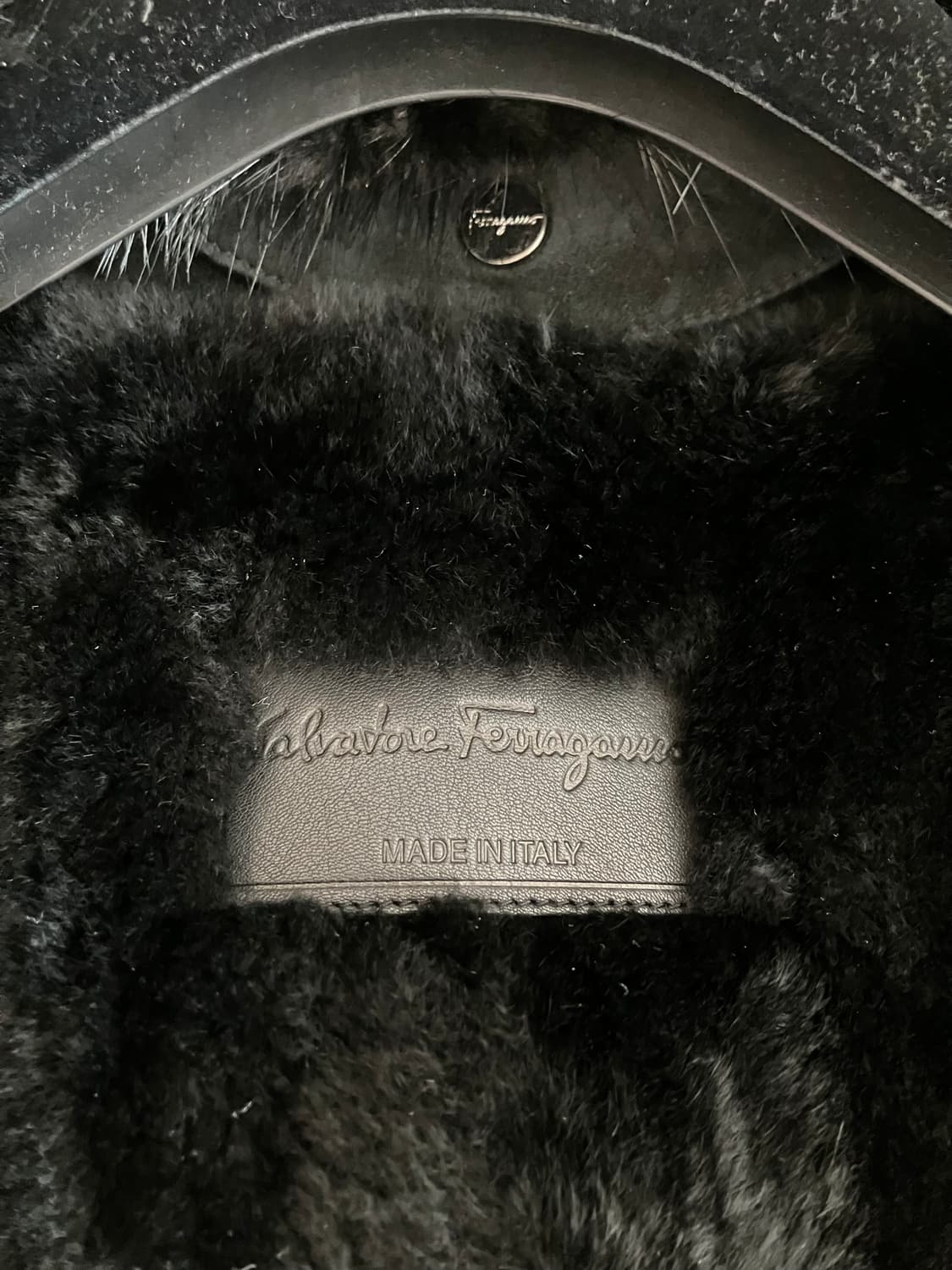 페라가모 비버 퍼 가죽자켓 상품이미지6