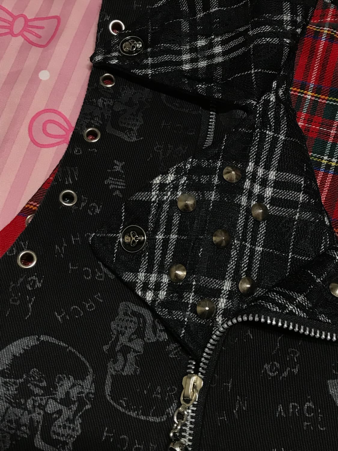 GLP (Gothic Lolita & Punk) 고딕 펑크 조끼 고스 상품이미지6