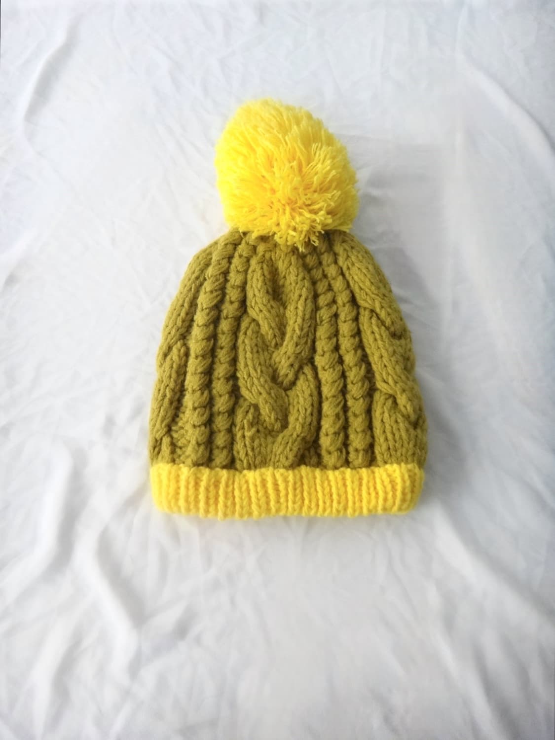 Bell point beanie / yellow 상품이미지1