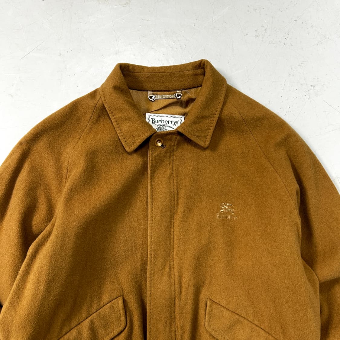 버버리 카멜 로고 울 자켓 상품이미지2