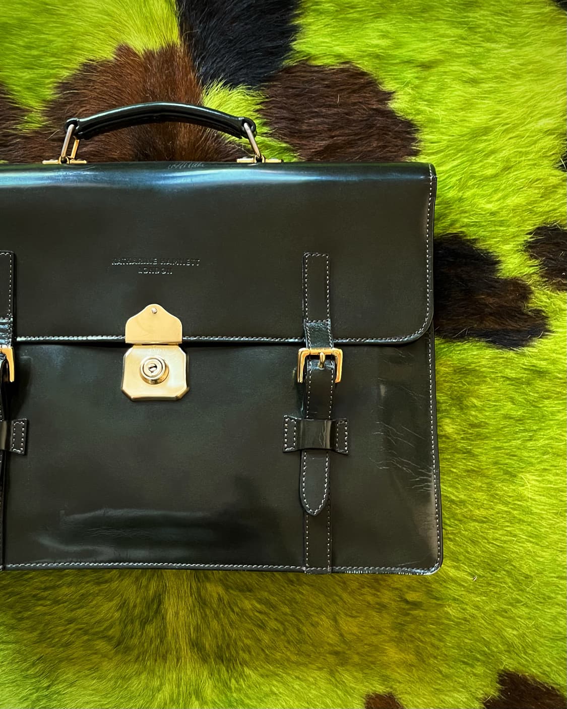 1980-90s KATHARINE HAMNETT Business Bag 상품이미지4