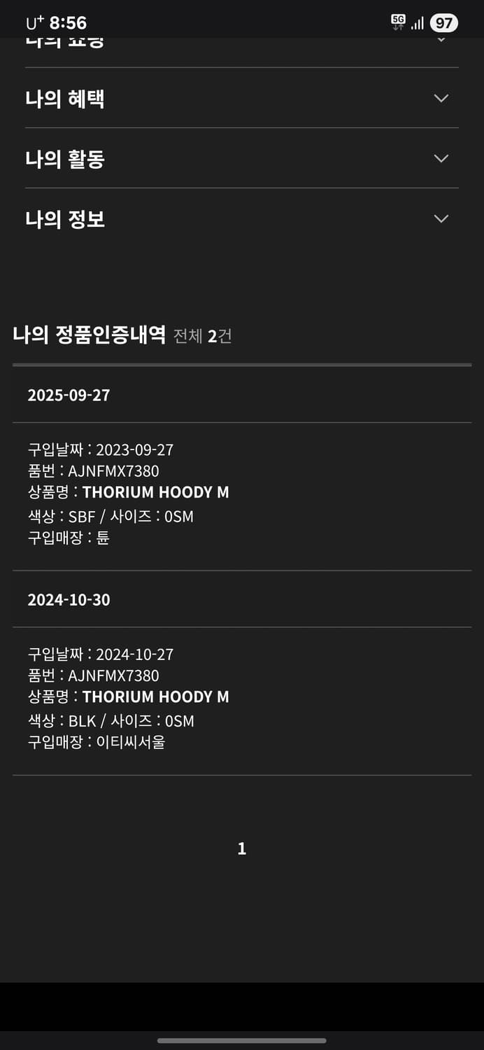 S 아크테릭스 토륨 후디 스모크블러프 상품이미지9