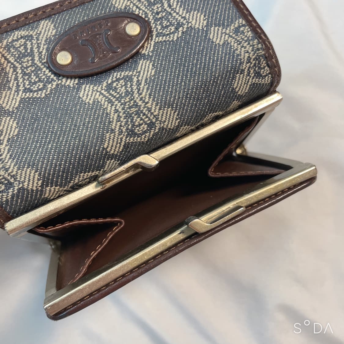 셀린느 빈티지 데님 반지갑 상품이미지10