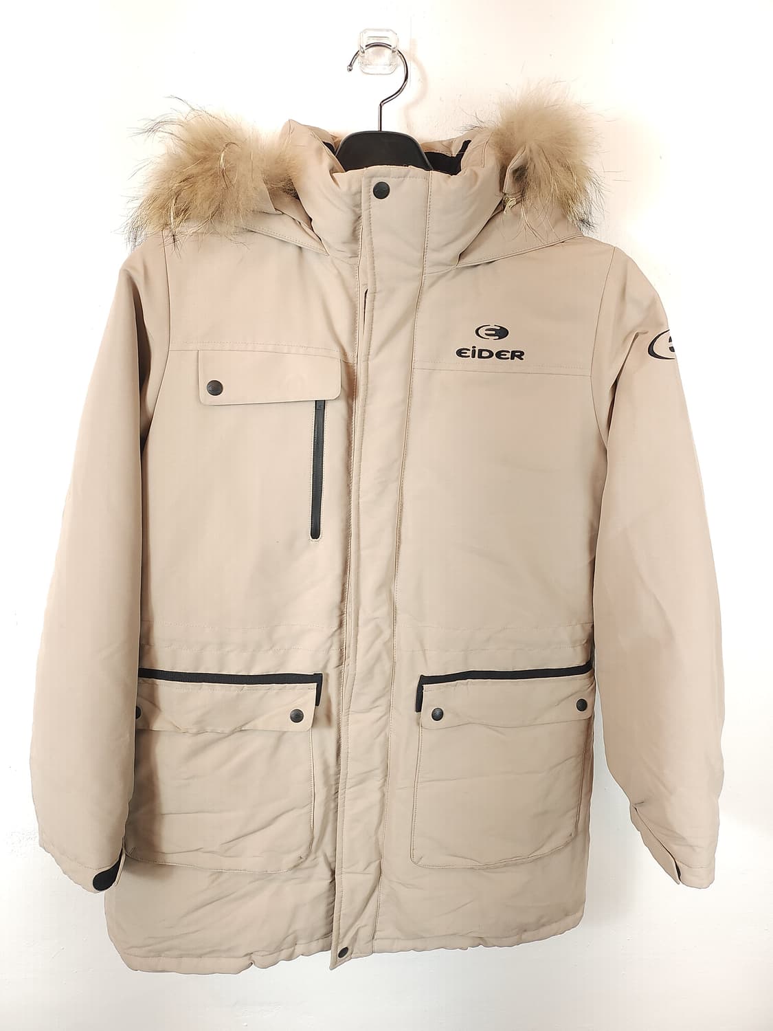 아이더 발열 다운패딩 베이지 100 L 상품이미지3