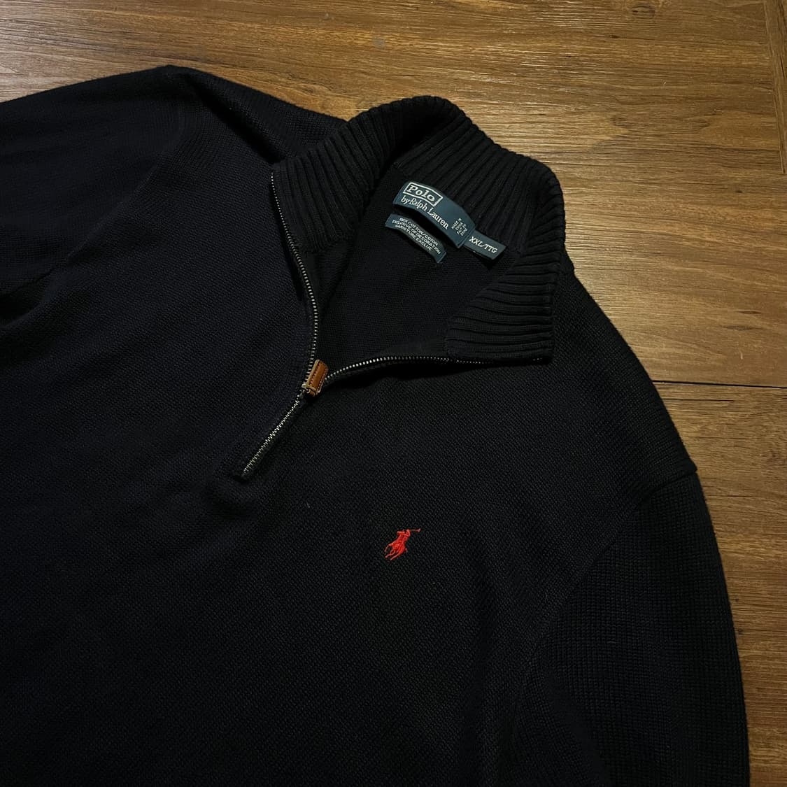 POLO RALPH LAUREN Half zipup sweater xxl 상품이미지3