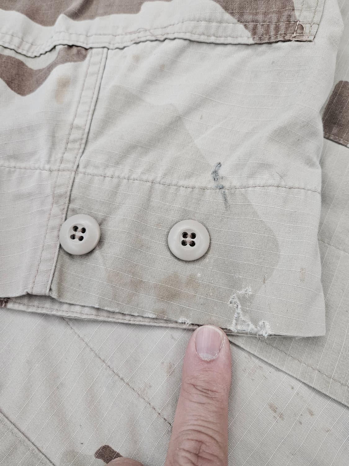 [최종할인] 00'US ARMY 풀패치 사막3색 BDU L-R 105 상품이미지8