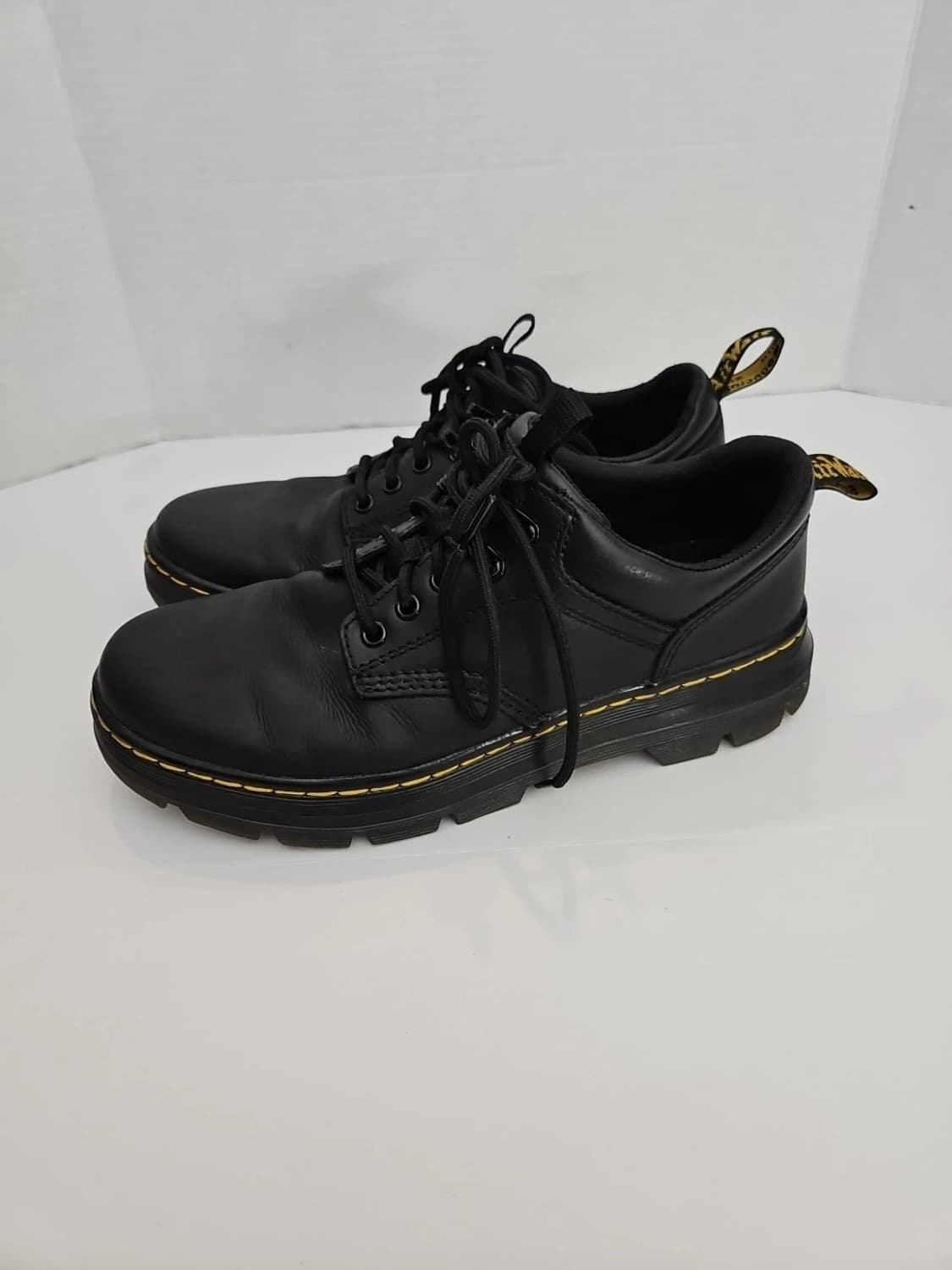 닥터마틴 리더 와이오밍 레더 유틸리티 슈즈 블랙 상품이미지2