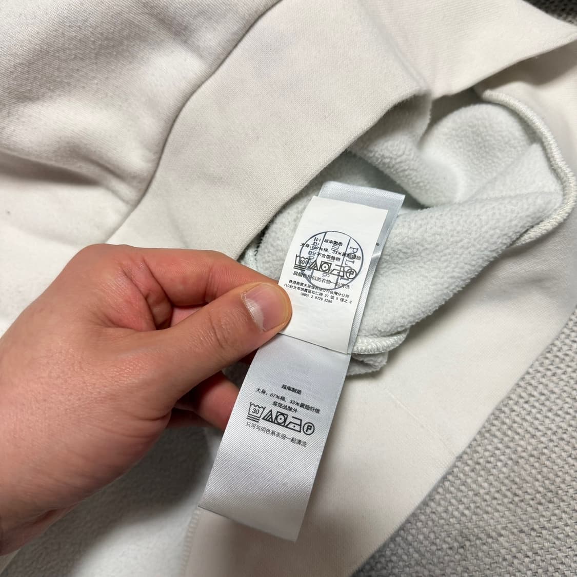 폴로 랄프로렌 화이트 기모 맨투맨 상품이미지6