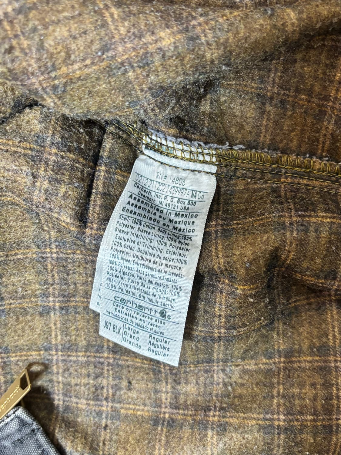 칼하트 디트로이트 자켓 j97 L 상품이미지9