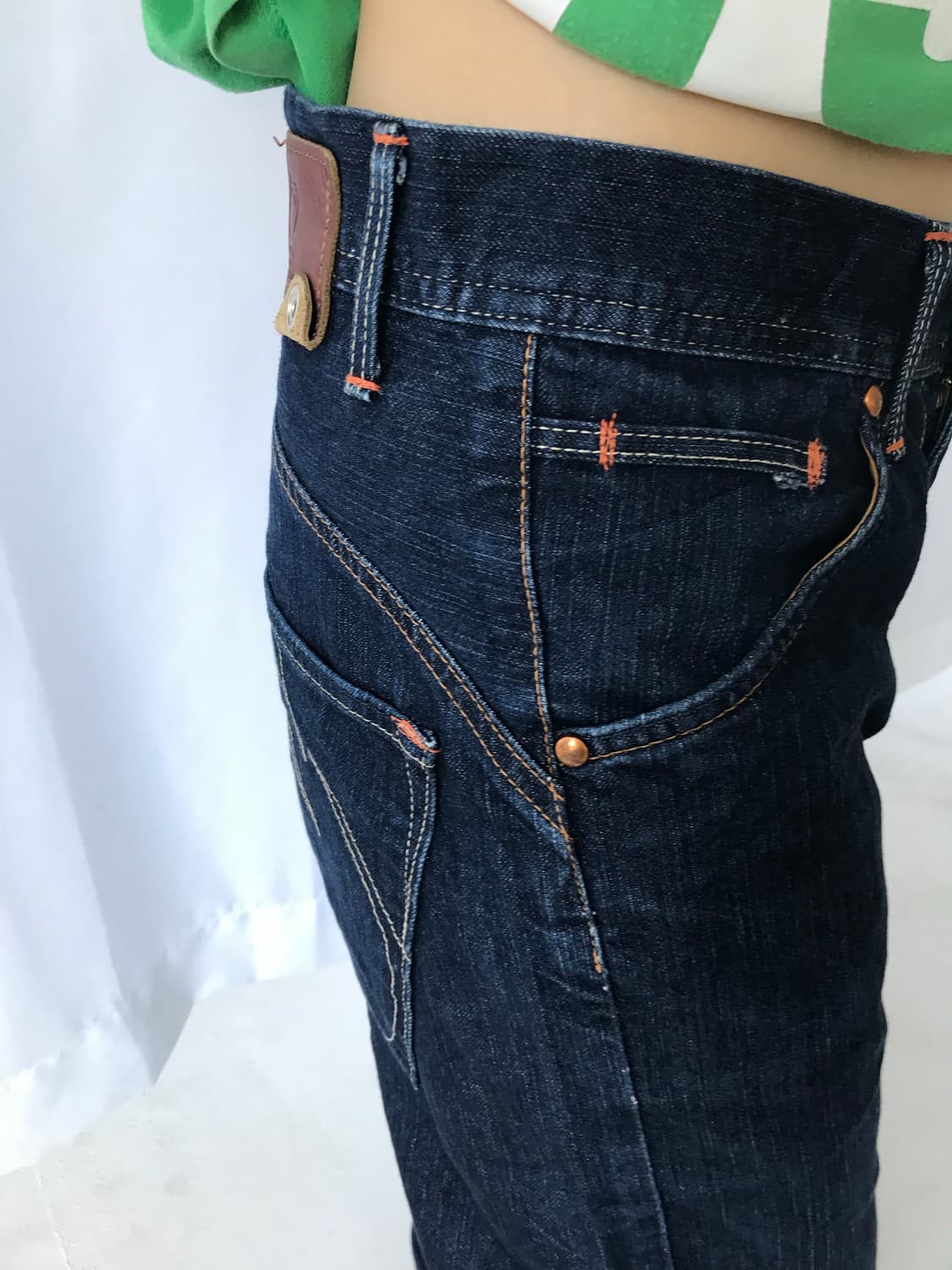 에드윈 디테일 진청바지  상품이미지4