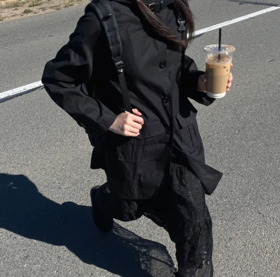 김아홉 버클 후드 트렌치 코트 상품이미지1